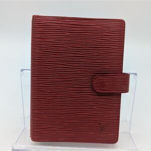 Louis Vuitton Red Epi Agenda